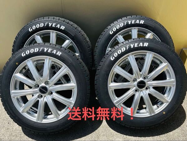 175/60R16 GOODYEAR 16インチ タイヤ・ホイールセット バリ山!