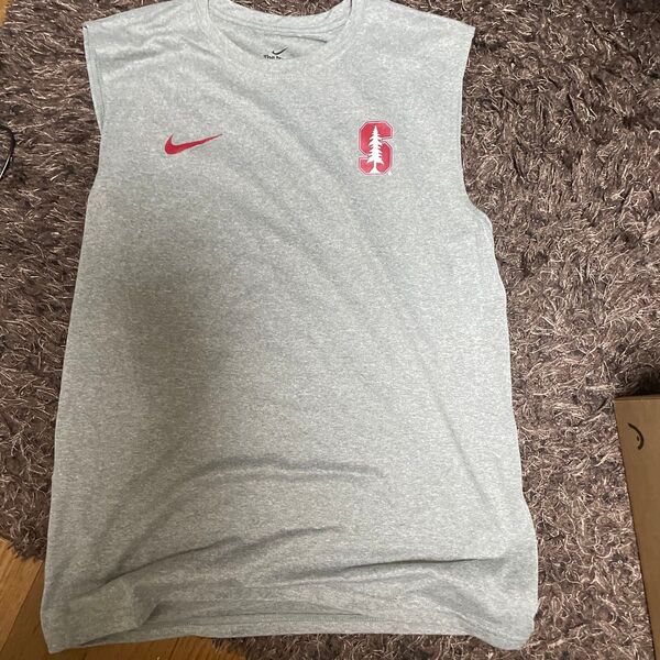 NIKE Stanford ノースリーブTシャツ グレー Mサイズ