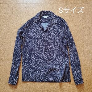 ZARA レギュラーフィットシャツ RB77302 ユニーク柄 オープンカラー