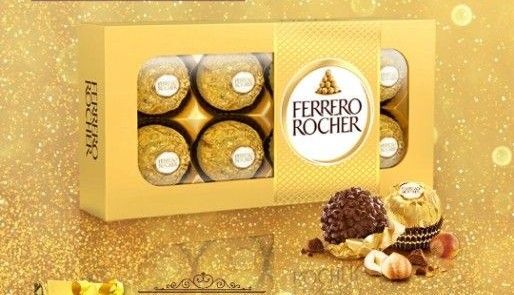 フェレロ ロシェ Ferrero Rocher ヘーゼルナッツ ミルク チョコレート 8粒100g