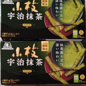 森永製菓 宇治抹茶の小枝 2箱