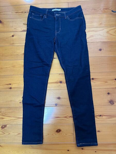 Levi's リーバイス711 29サイズ スキニーデニム ダークブルー 大きめ