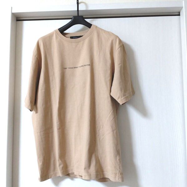RAGEBLUE フォトプリントTシャツ ベージュ M