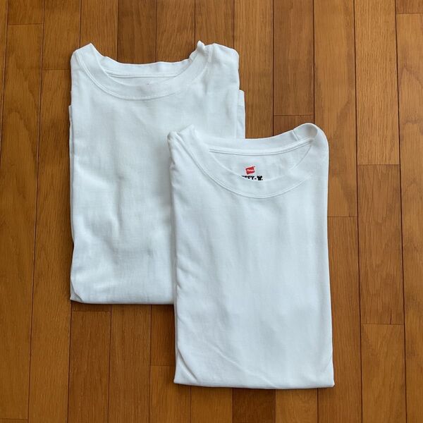 ビーフィー Tシャツ 半袖 ホワイト Hanes 2枚セット セット売り