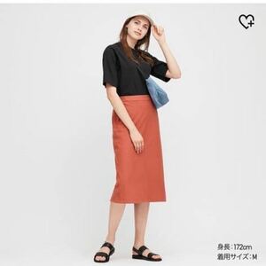 【新品】ユニクロ UNIQLO コットン リラックス ボクシーＴ（半袖）/09・black/women・Ｍ/422703/シャツ/2020.04//10/