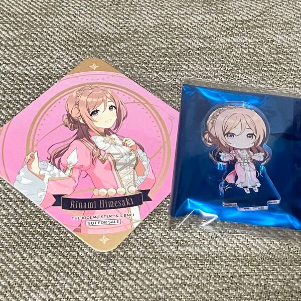 学マス スマイルベースカフェ 姫崎莉波 コースター アクリルミニスタンド