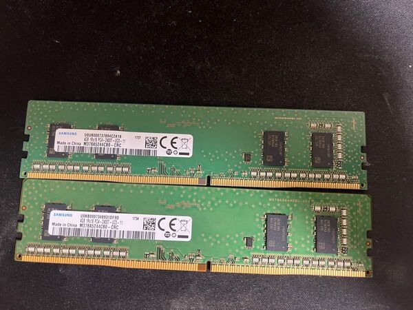 SAMSUNG PC4-2400T 4GB 2枚セット デスクトップ用メモリ DDR4