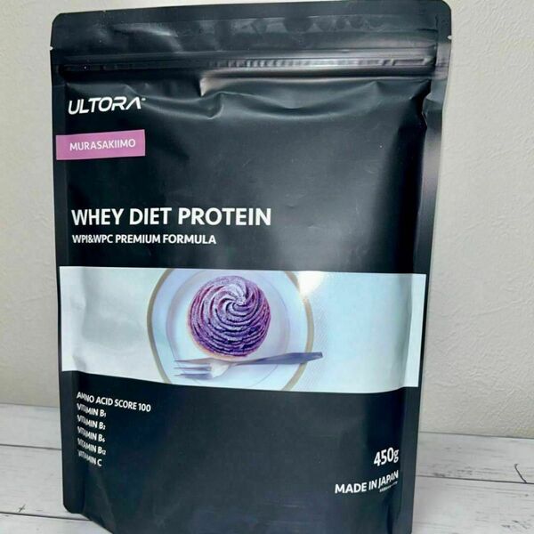 ULTORA ultra ホエイダイエットプロテイン 紫いも 450g