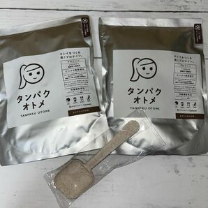 【新品未開封】タンパクオトメ プロテイン まろやかカカオ 2袋 スプーン付