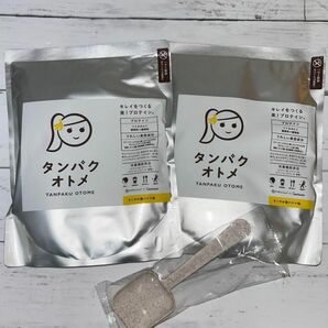 【新品未開封】タンパクオトメ プロテイン バナナ味 2袋セット スプーン付き