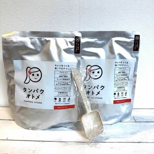 タンパクオトメ 260g プロテイン あまおう味 2袋 スプーン付