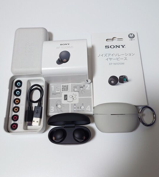 ソニー SONY ノイズキャンセリング ワイヤレスイヤホン Bluetooth ハイレゾ対応 ブラック WF-1000XM5 BC