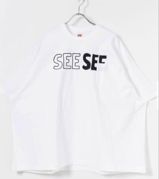 SEE SEE BIG LOGO SS POCKET TEE ポケットTシャツ