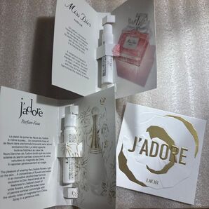 ディオール パルファン2種 ジャドール ミスディオール ムエット付き
