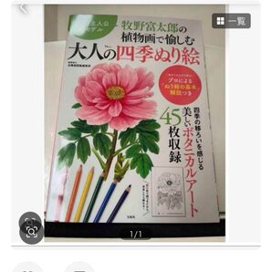 大人の四季塗り絵 牧野富太郎の植物画