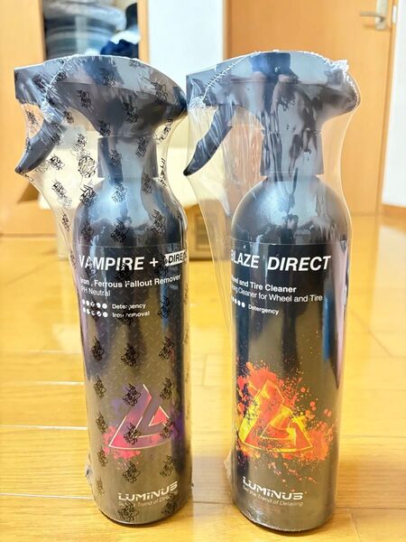 LUMINUS BLAZE+VAMPIRE+ 洗車用強力ホイール&鉄粉除去セット