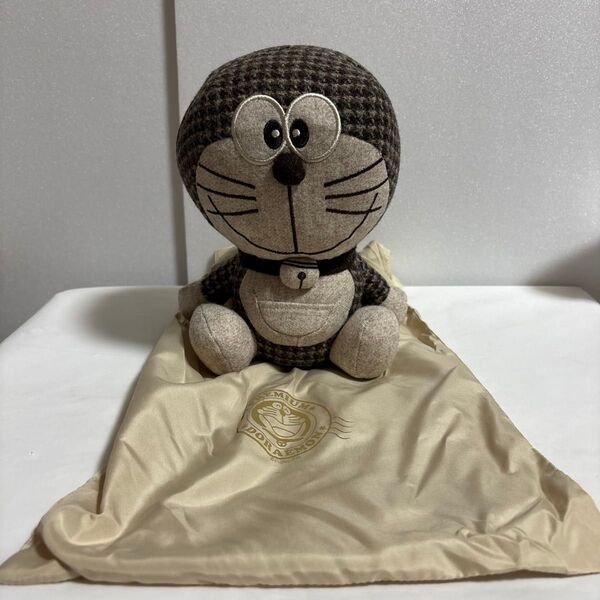 郵便局限定 ドラえもん ツイードぬいぐるみ 専用袋付き