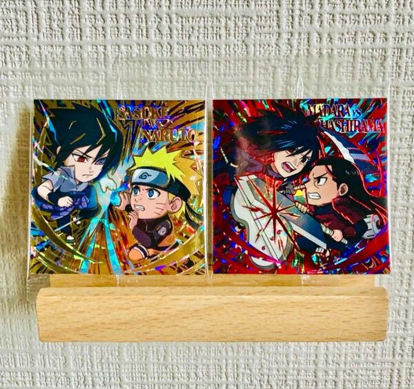 にふぉるめーしょん NARUTO 疾風伝 シール vol.3★ナルトvsサスケ & 柱間vsマダラ(チャクラレア/ CR)