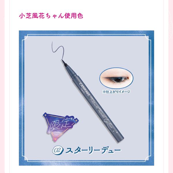 キャンメイク トキメキトゥインクルアイライナー 02