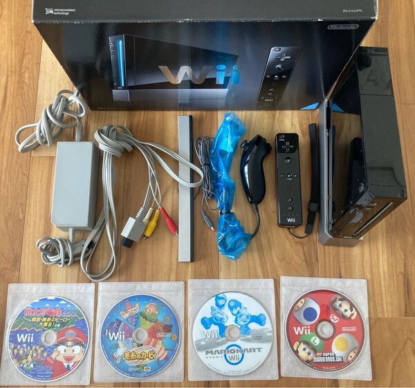 Wii本体 ソフト4本セット