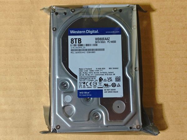 Western Digital 8TB HDD WD80EAAZ 未開封品