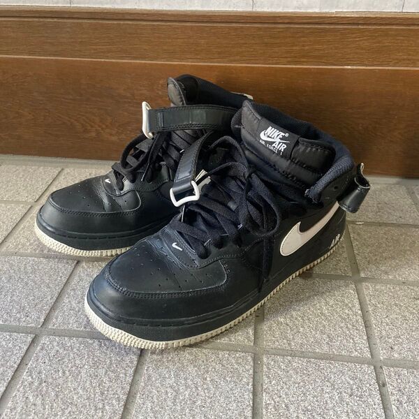 NIKE AIR FORCE 1 MID ブラック 28.5cm
