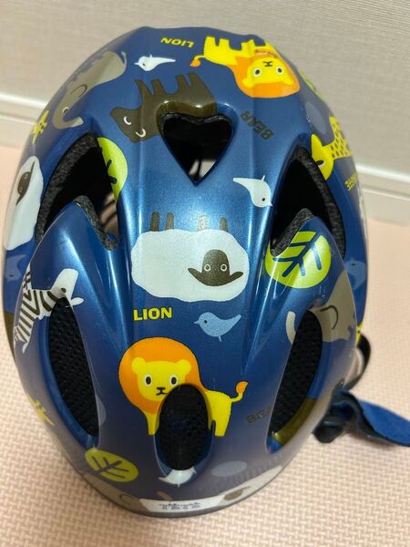 tete 子ども用ヘルメット Sサイズ 動物柄 青