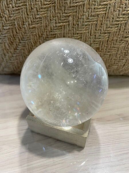 水晶玉 インテリア 置物 クリア 透明