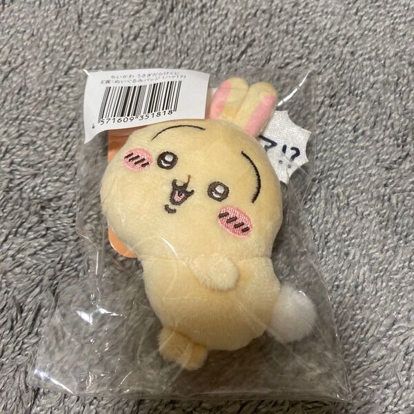 うさぎだらけくじ E賞 ぬいぐるみバッジ ハァ!? ちいかわ うさぎ
