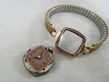 1942年製 BULOVA ブローバ アンティーク ビンテージ 手巻き 腕時計 女性用 ローズゴールド ウォッチ 1940年代アメリカ 新品 ベルト バンド_画像6