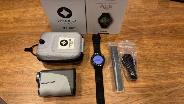 ★中古 EAGLE VISION WATCH ACE PRO EV-337 + NINJOR GOLF NJ007 セット