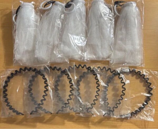 VOCE 洗顔ネット カチューシャ 5セット kanebo