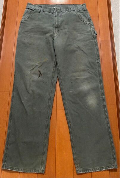 Carhartt ダックペインターパンツ 00s メキシコ製 モスグリーン