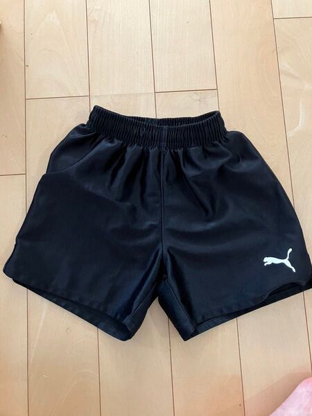 PUMA サッカーパンツ ハーフパンツ ジュニア ブラック 130