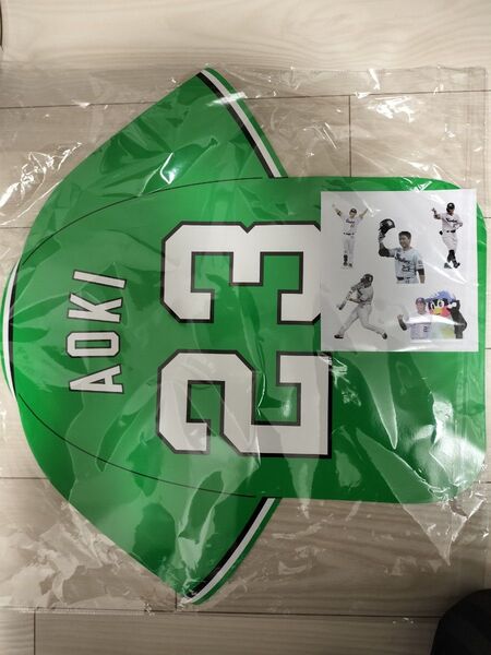 青木宣親 引退試合 カード ボード グッズ 配布 シール付き ヤクルトスワローズ ヤクルト プロ野球