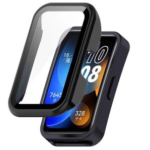 Huawei Band 8 9 10 ガラス 保護 ケース 画面保護 カバー ブラック ファーウェイ バンド 傷防止 保護ケース