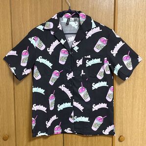 H&M THE SIMPSONS レディース 半袖シャツ 開襟シャツ