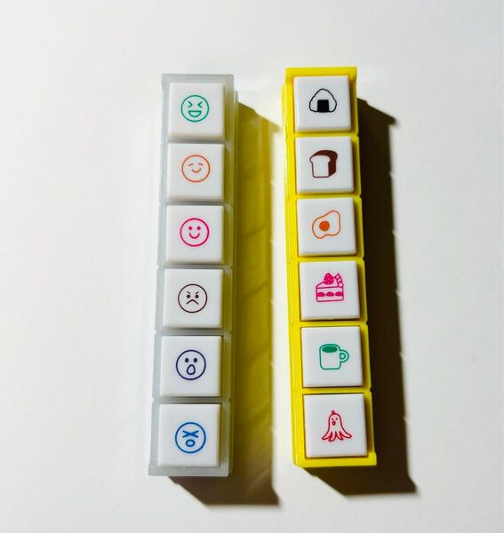 こどものかお ポチッとシックス 2個セット 浸透印 ポチッと6 Pochitto6 スタンプ