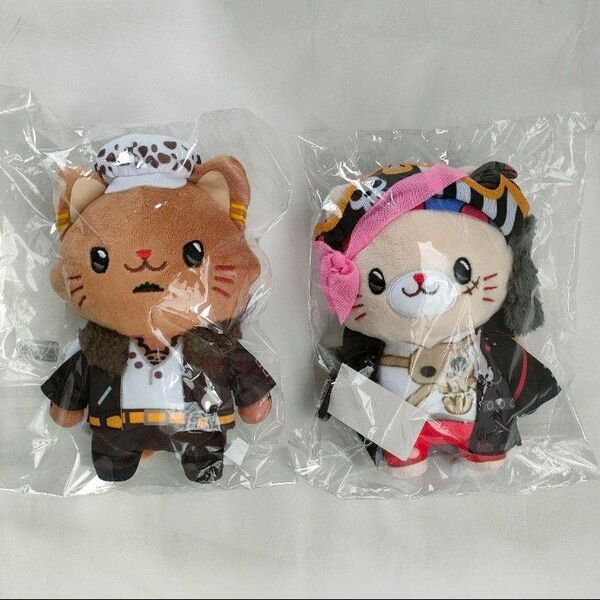 ワンピース with CAT ぬいぐるみ モンキー・D・ルフィ トラファルガー・ロー ONE PIECE FILM RED