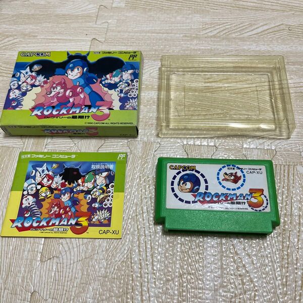 ファミコン ロックマン3 箱説