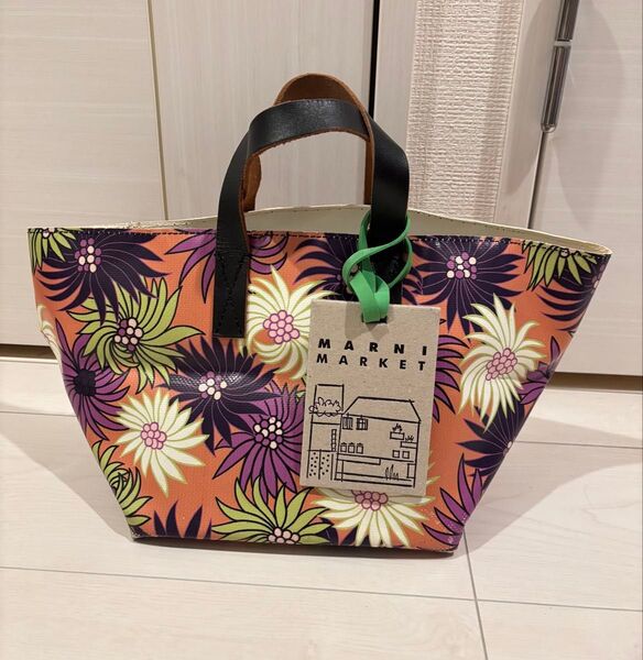 MARNI MARKET 可愛い花柄トートバッグ 小☆レア 完売品 マルニ バック