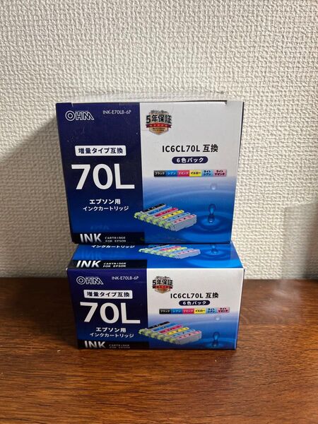 新品 EPSON インクカートリッジ IC6CL70L