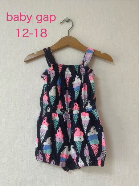 baby gap ベビーギャップ トップス ロンパース 女の子 夏服 80