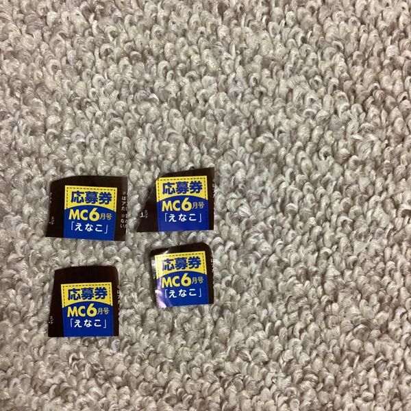 MC6月号 えなこサイン入りチェキ応募券4枚月刊少年チャンピオン