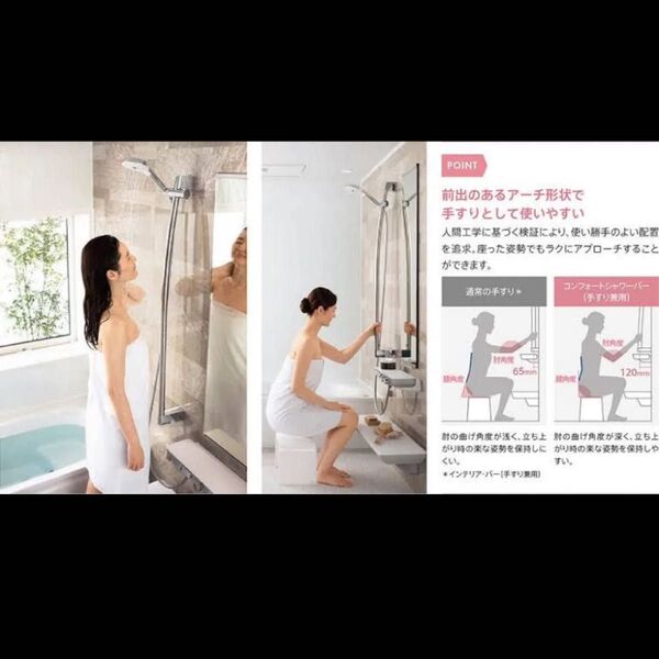 ◆TOTO コンフォートSBテスリケンL945_カドウ886(CFSB手すり兼L945可886【品番:EKK50137N1】