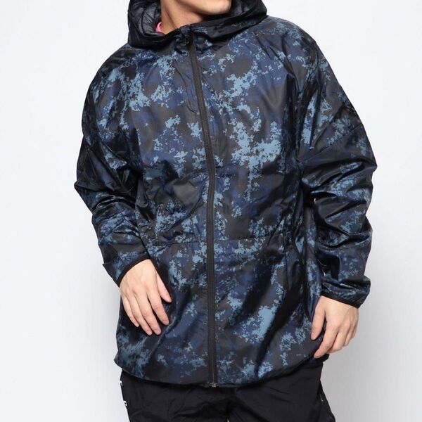 adidas メンズ ウインドフルジップ フーディジャケット サイズM