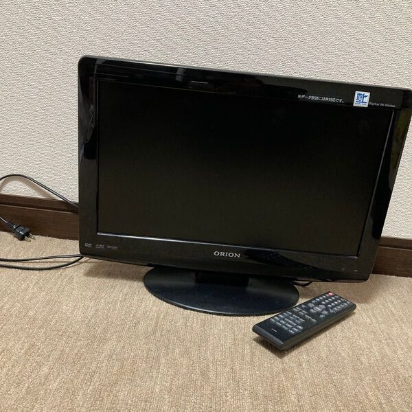 ORION 液晶テレビ リモコン付き DVD再生機能付き