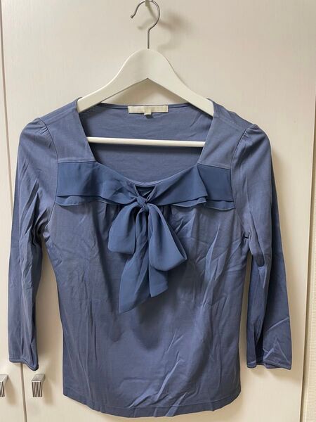 NaturalBeauty ブルー 七分袖 トップス 38