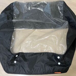 Doona 自転車チャイルドシート前レインカバー ブラック