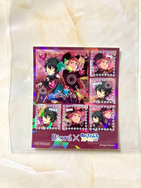 Biore ビオレ あんスタ フォトプリント風シール VaIkyrie あんさんぶるスターズ